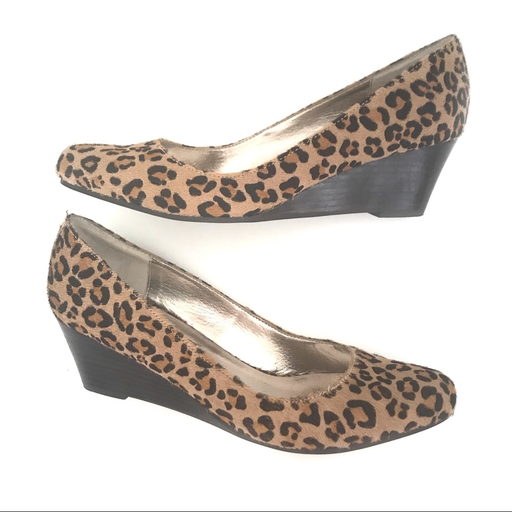 Steven by Steve Madden Leopard Print Wedge